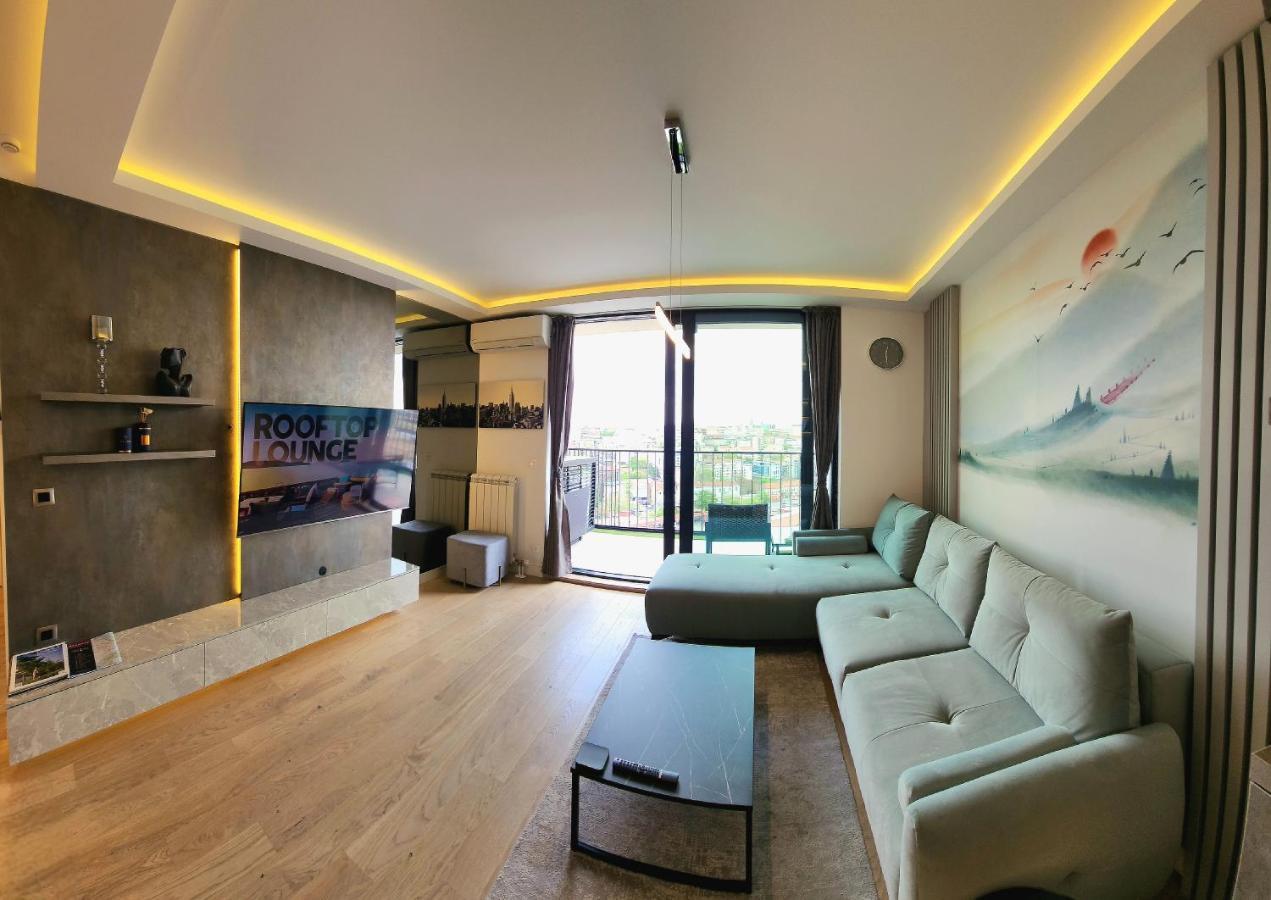 Belgrade Waterfront 16Th Fl Lux Apt. W/ City View Exterior foto