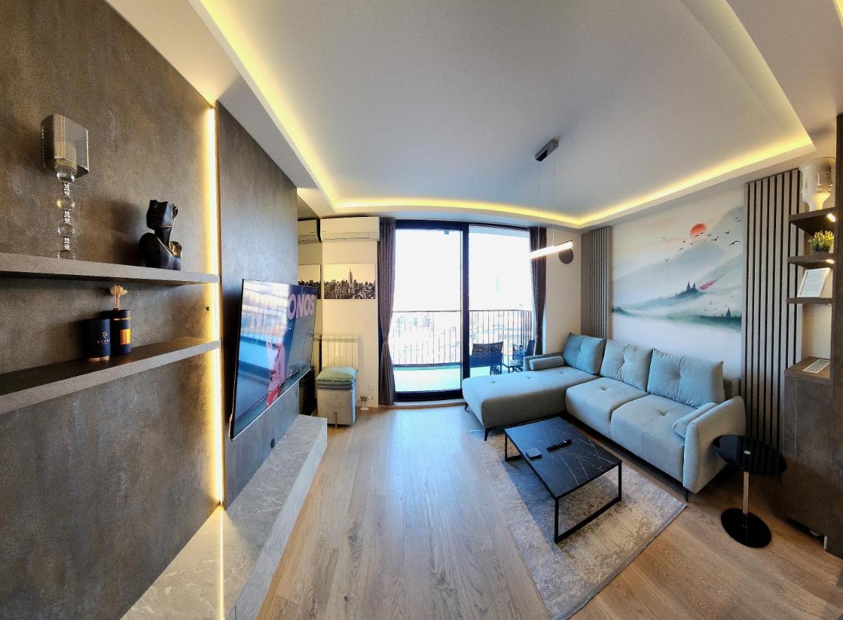 Belgrade Waterfront 16Th Fl Lux Apt. W/ City View Exterior foto