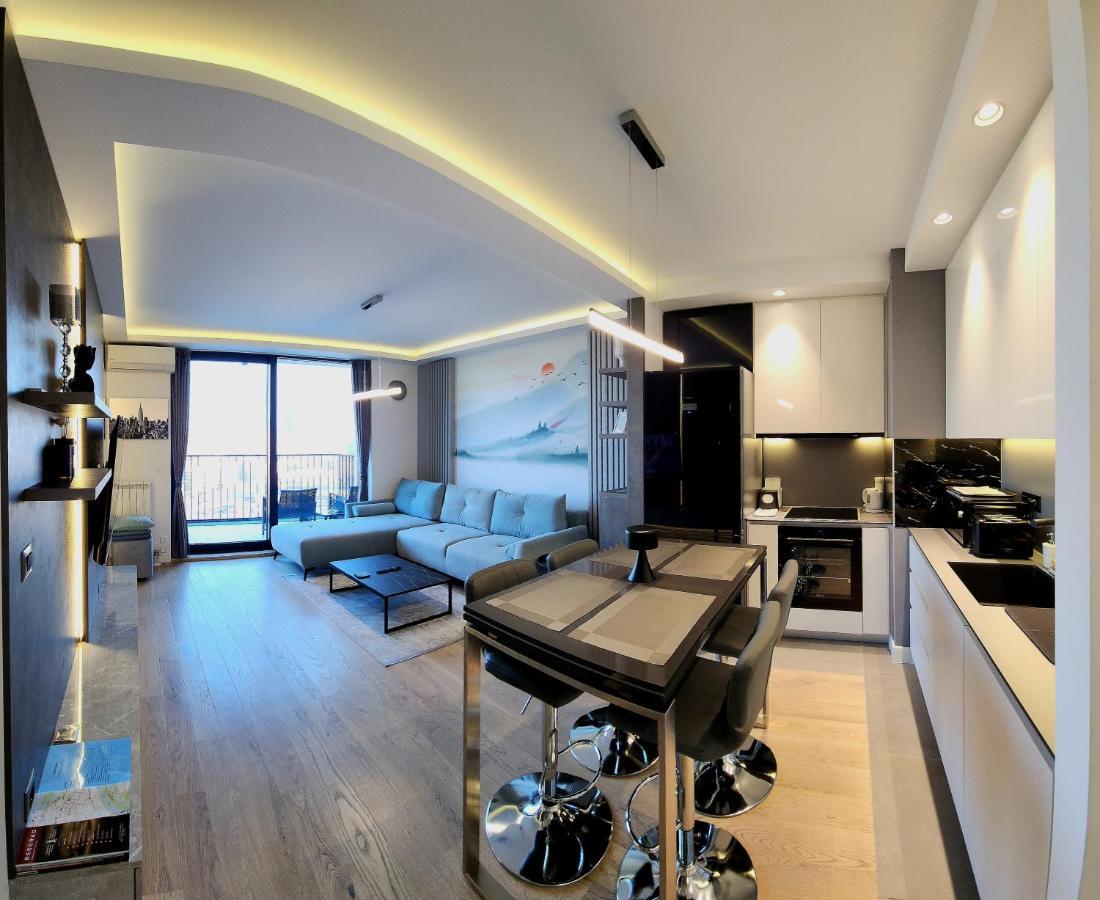 Belgrade Waterfront 16Th Fl Lux Apt. W/ City View Exterior foto