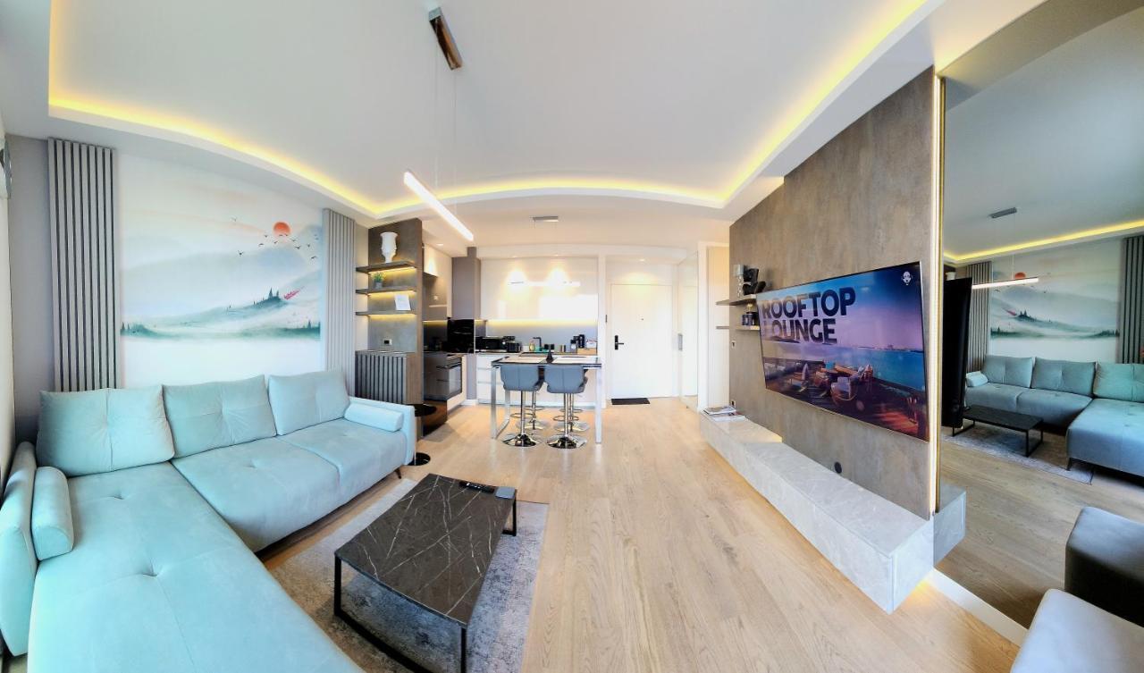 Belgrade Waterfront 16Th Fl Lux Apt. W/ City View Exterior foto
