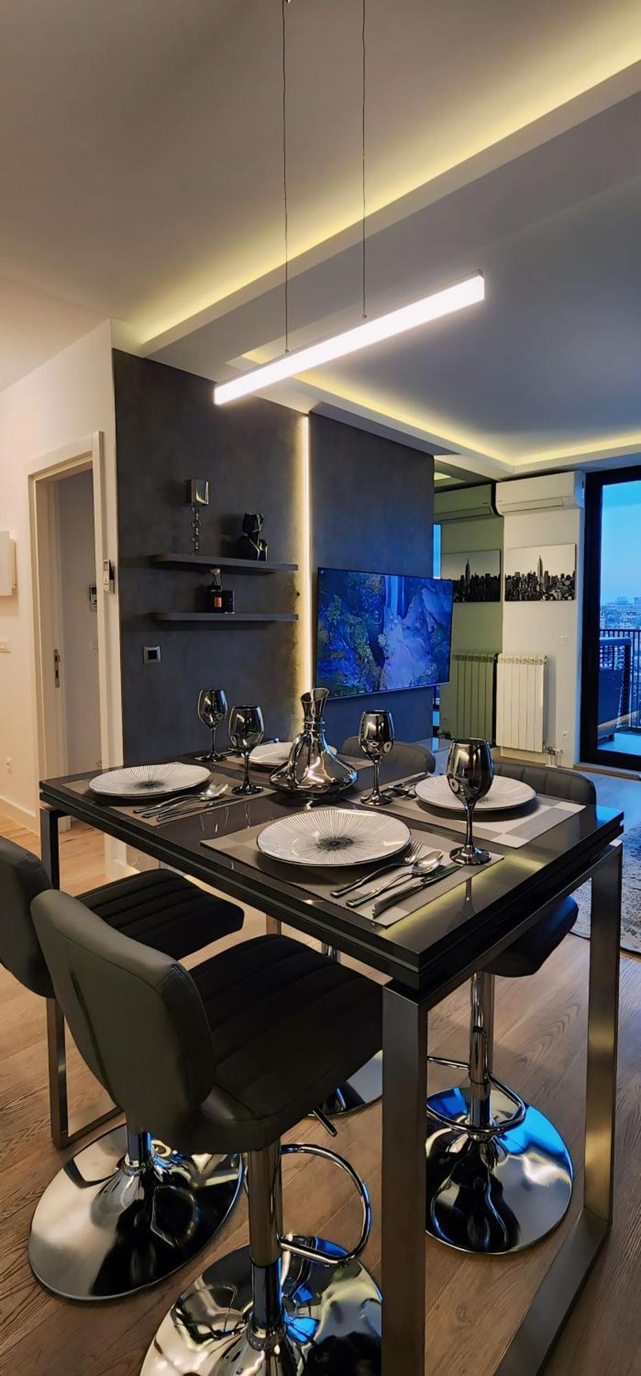 Belgrade Waterfront 16Th Fl Lux Apt. W/ City View Exterior foto