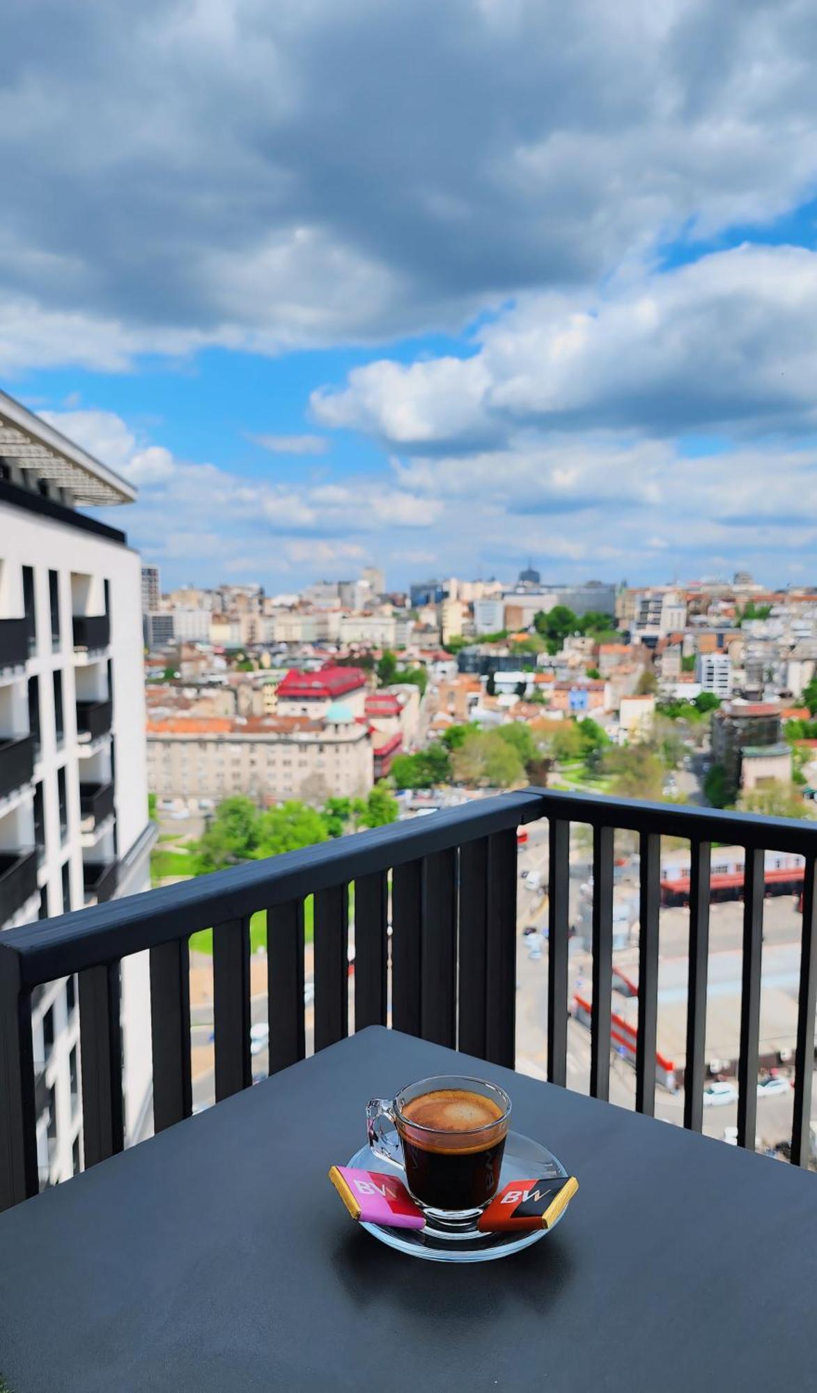 Belgrade Waterfront 16Th Fl Lux Apt. W/ City View Exterior foto
