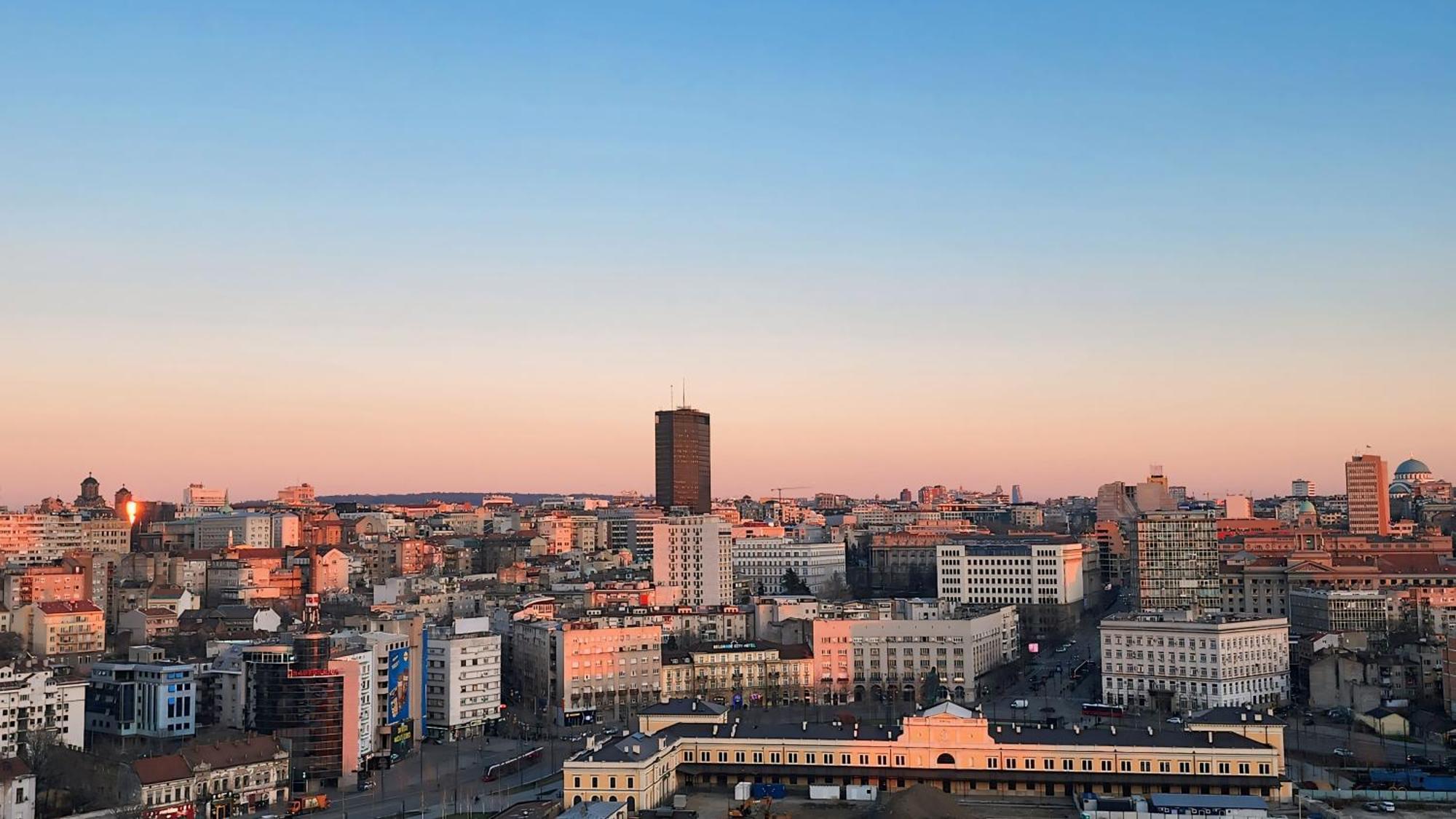 Belgrade Waterfront 16Th Fl Lux Apt. W/ City View Exterior foto
