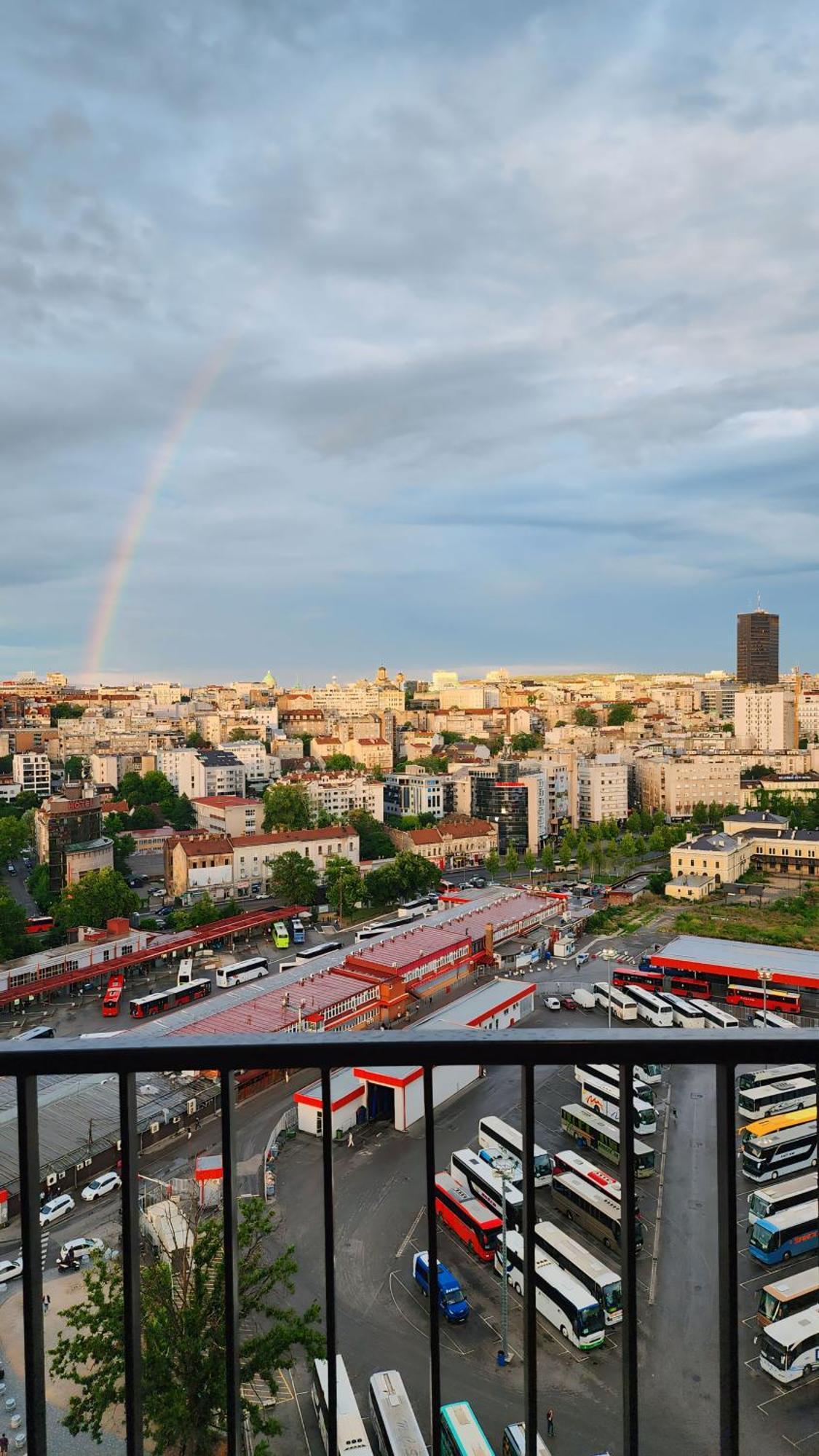 Belgrade Waterfront 16Th Fl Lux Apt. W/ City View Exterior foto